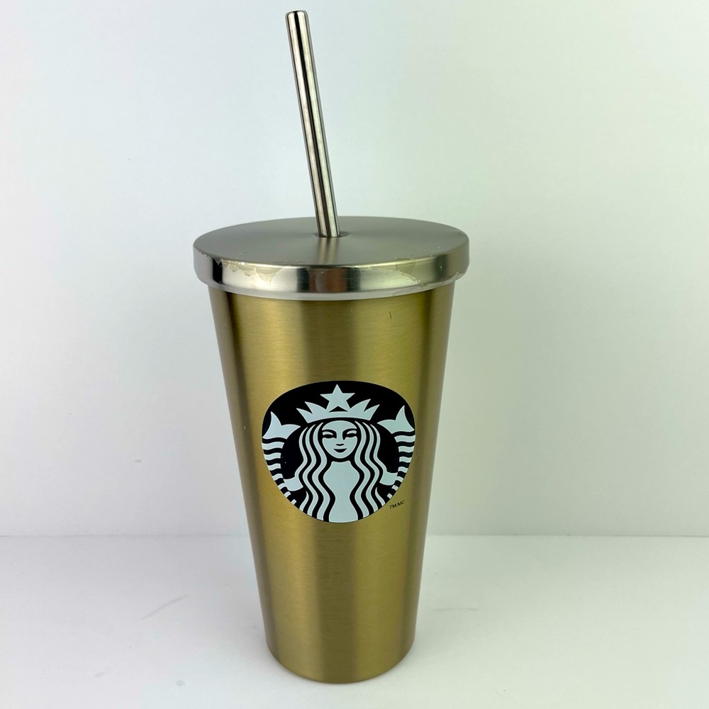 Starbucks 2014 Gold Tumbler for Coffee & Tea